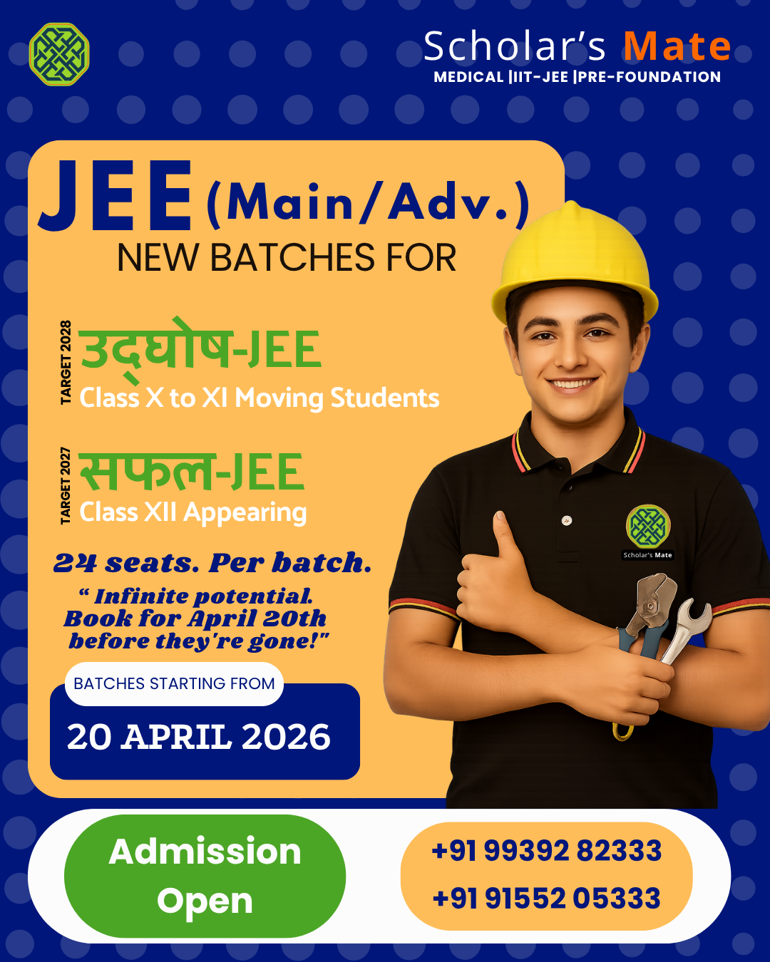 Announcement: New Foundation Batch (JEE/NEET)